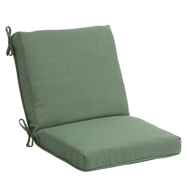 20 in. W x 17 in. D CushionGuard Mid Back Dining Chair Outdoor Cushion in Endive