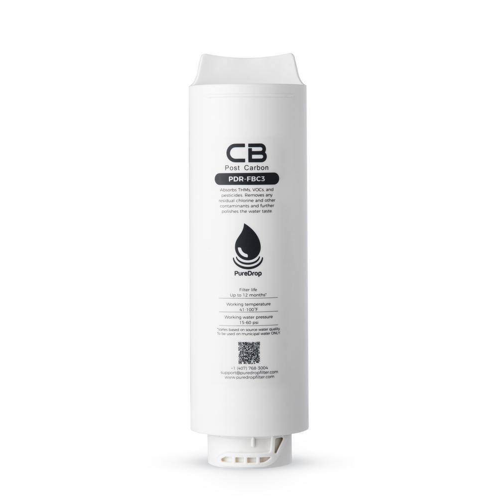 PDR-FBC3 Post Carbon Replacement Filter Cartridge for PDR-3CUW Ultra-Filtration Under Sink Water Filter System price history on PriceWatchPro