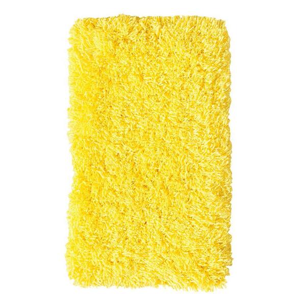 Home Decorators Collection Ultimate Shag Sunshine Yellow 8 ft. x 10 ft. Area Rug