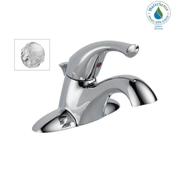 Delta Classic 4 in. Centerset Single-Handle Bathroom Faucet in