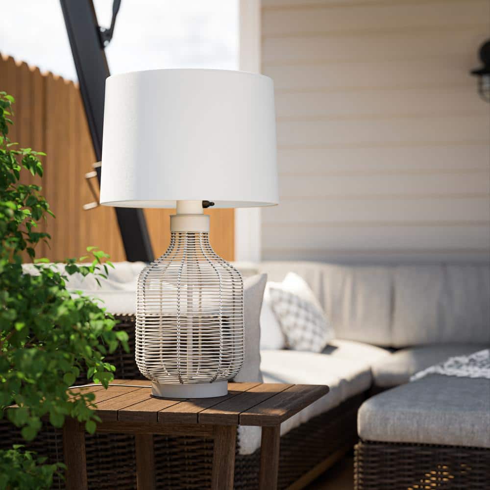Palmdale 29 in. White Outdoor/Indoor Table Lamp price history on PriceWatchPro