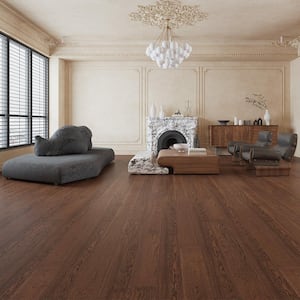 Bixby Creek Brown Oak 3/8 in. T x 6-1/2 in. W Engineered Hardwood Flooring (31.97 sq. ft./case)