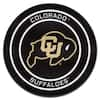 FANMATS NHL Retro Colorado Rockies Black 2 ft. Round Hockey Puck Area Rug  35470 - The Home Depot