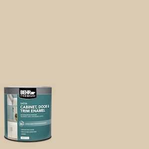 1 qt. #MS-41 Sandstone Beige Satin Enamel Interior/Exterior Cabinet, Door & Trim Paint