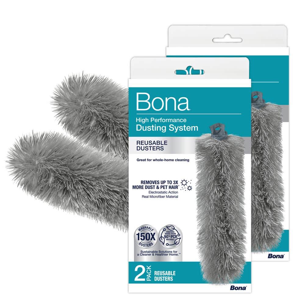 High-Performance Reusable Microfiber Dusters, 2-Count (2-Pack)