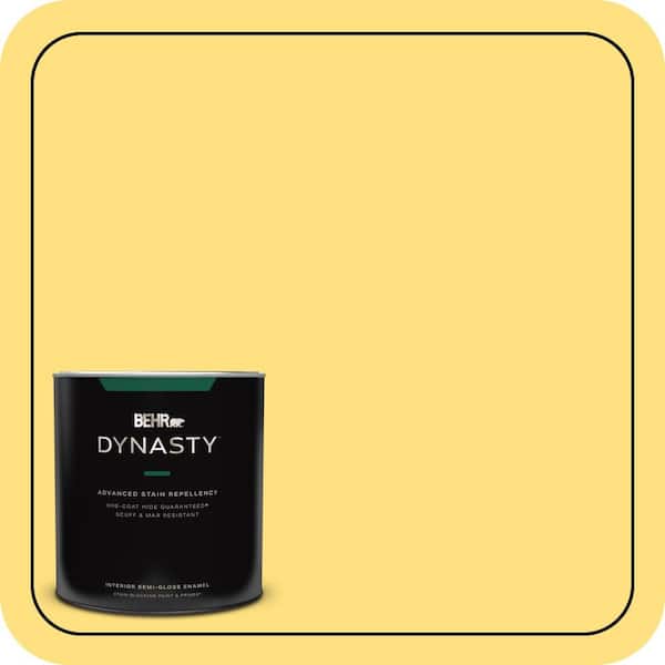 BEHR DYNASTY 1 qt. #370B-4 June Day Semi-Gloss Enamel Interior Stain-Blocking Paint and Primer