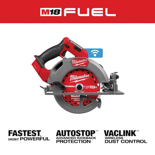 M18 FUEL ONE-KEY 18V Lithium-Ion Brushless Cordless 7-1/4 in. Circular Saw (Tool-Only)