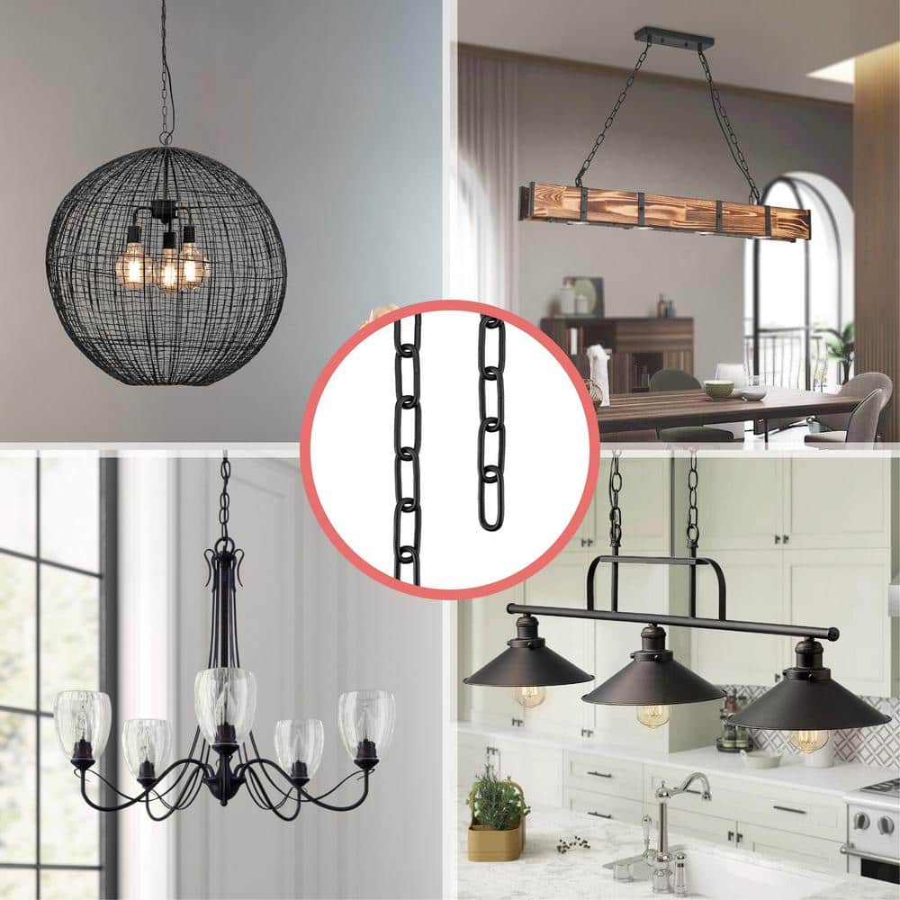 Oil Rubbed Bronze Decorative Light Fixture Chain