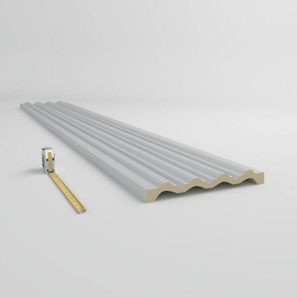 Ekena Millwork 1-7/8 in. x 15 in. x 78-3/4 in. Primed Polyurethane Victorian Casing
