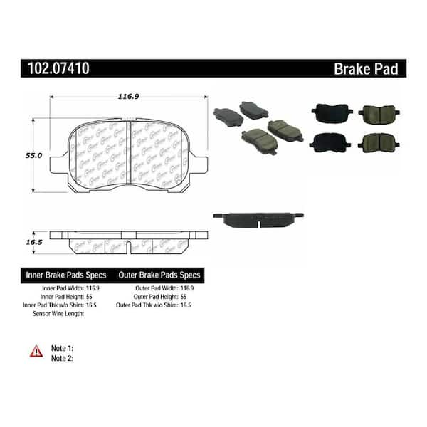 Centric Parts Disc Brake Pad Set
