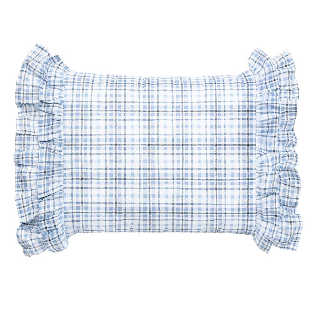Cassidy Yellow and Blue Floral Cotton Queen Comforter Set