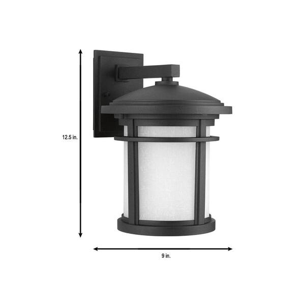 Progress Lighting Wish LED Collection 1-Light Textured Black Progress Lighting Wish LED Collection 1-Light Textured Black