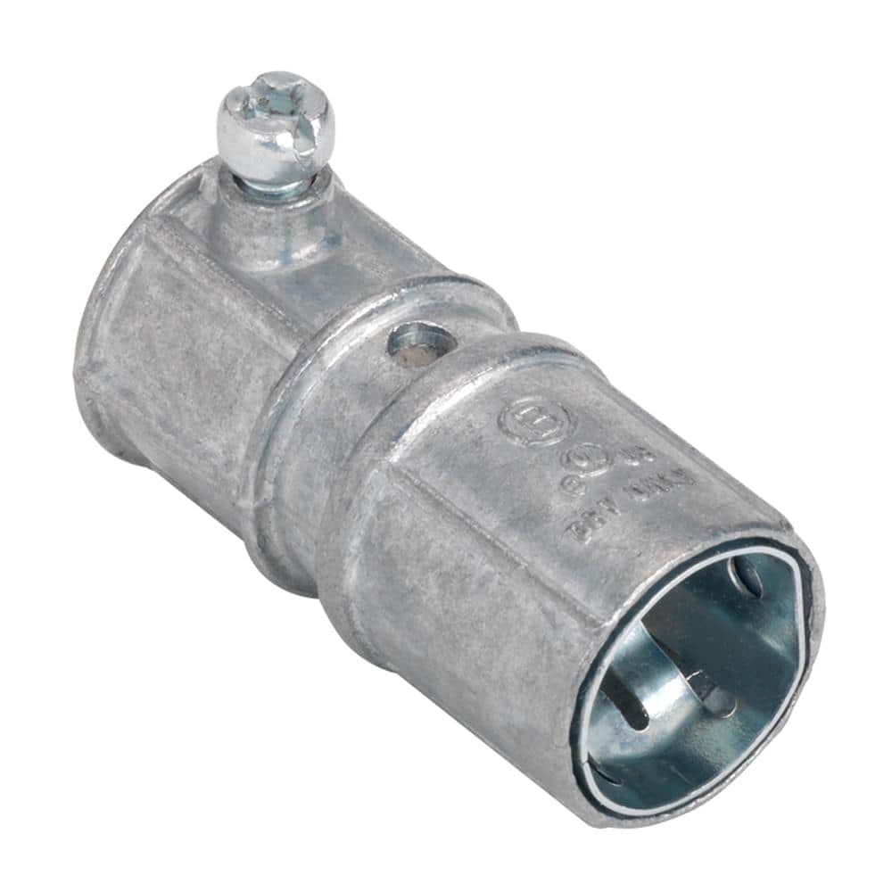 BRIDGEPORT 1/2 in. EMT to AC/MC/FMC Set Screw Transition Couplings (25