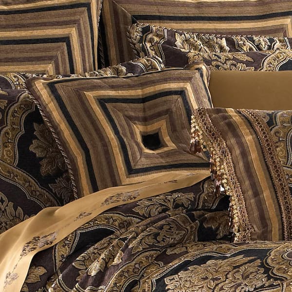 J.Queen New York Timber Linen 18 Square Decorative Throw Pillow Linen