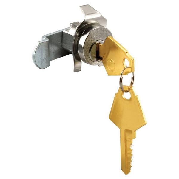 Prime-Line 5/16 in. Reach Counter-Clockwise Nickel Mail Box Lock