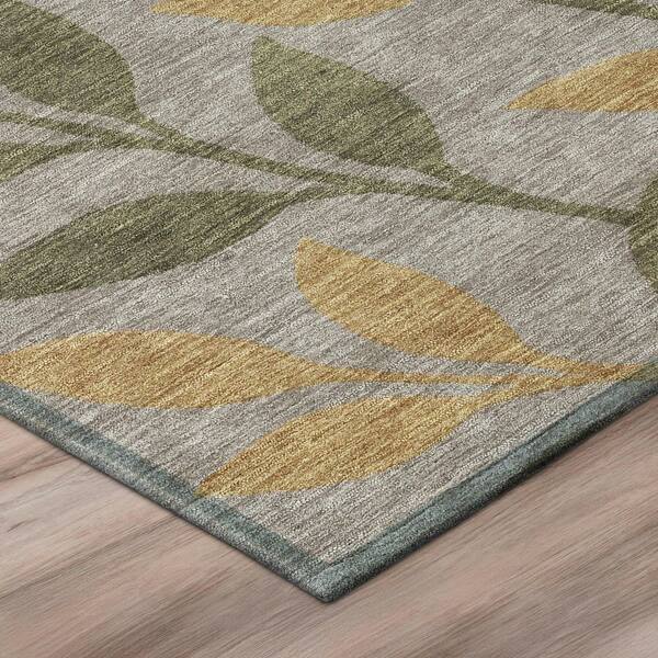 Chantille Machine Washable Indoor/Outdoor Abstract ACN3033 Taupe 10 ft. x 14 ft. Area Rug