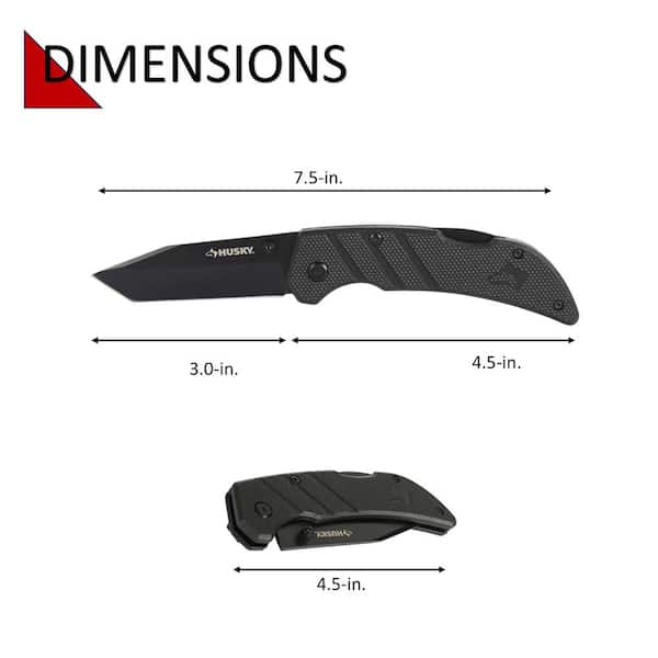 Blackstone 3 Folding Knife Stainless Steel