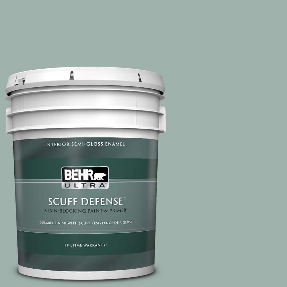 BEHR ULTRA 5 gal. N4303 Garden Vista Extra Durable SemiGloss Enamel
