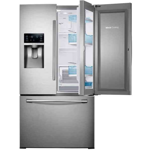 Samsung 27.8 cu. ft. Food Showcase French Door Refrigerator in Stainless Steel