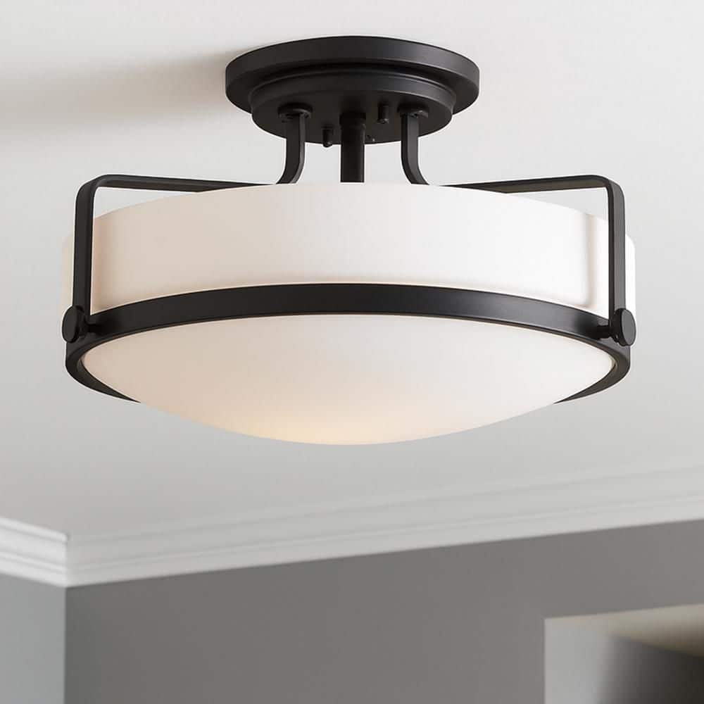 HINKLEY Hinkley Harper Medium Semi-Flush Mount Ceiling Light