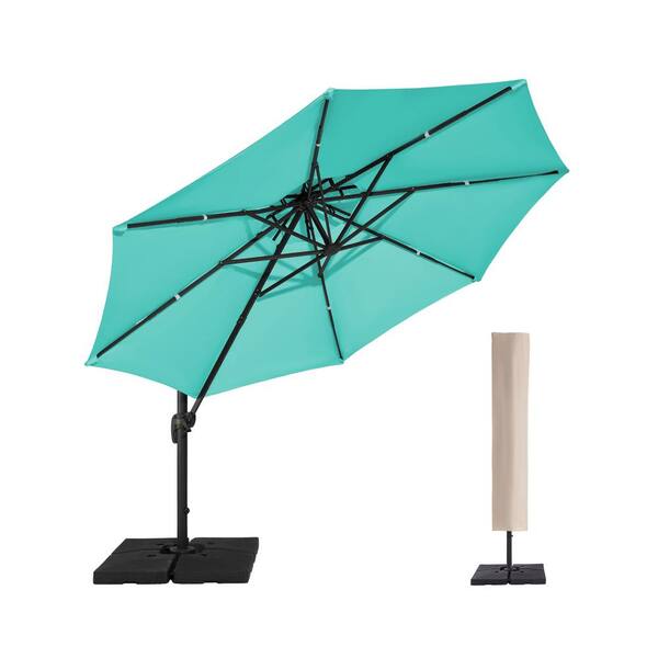 peacock blue patio umbrella