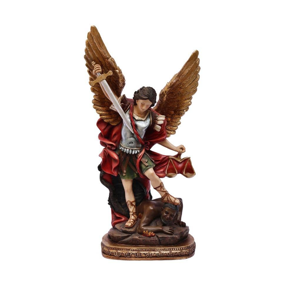 24in St. Michael Statue Arcangel Miguel Indoor/Outdoor Religious Decor price history on PriceWatchPro