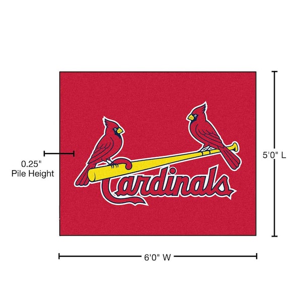  Fanmats St. Louis Cardinals House Divided Rugs : Sports &  Outdoors