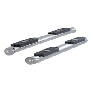 4-Inch Oval Polished Stainless Steel Nerf Bars, Select Chevrolet Traverse, GMC Acadia