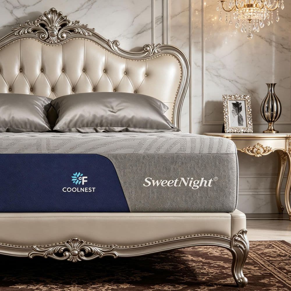 Sweetnight Cooling King Size Medium Memory Foam 14 in. Mattress