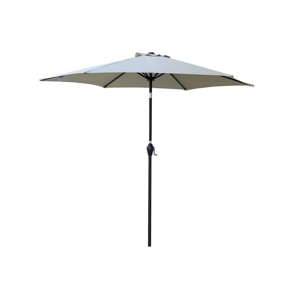 9 ft. Push Button Tilt Patio Market Umbrella with Wind Vent, UV-Protect, Ki