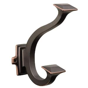 Bungalow Oil-Rubbed Bronze Highlighted Hook