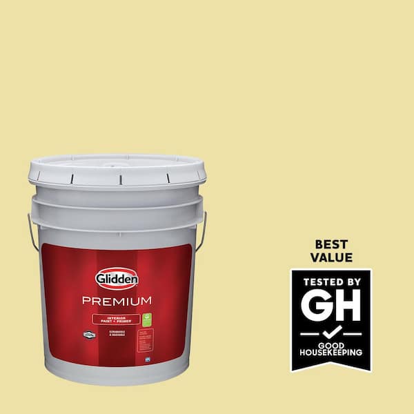 Glidden Premium 5 gal. PPG1107-3 Turning Oakleaf Eggshell Interior Paint