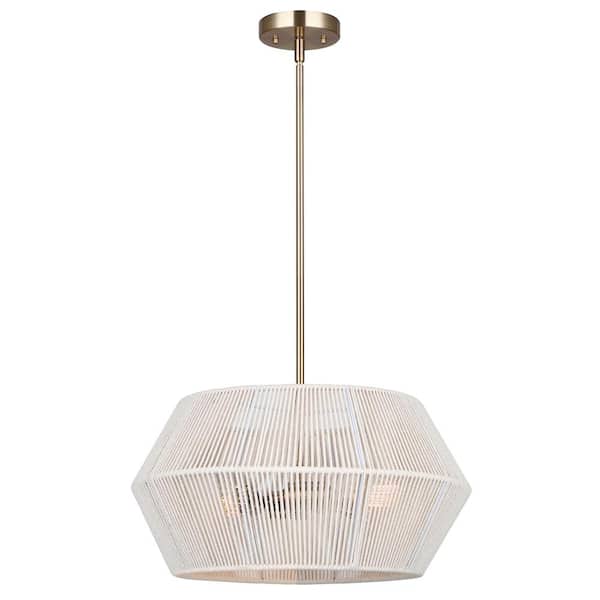 Willow 4 Light Gold Modern Chandelier for Dining Rooms and Living Rooms