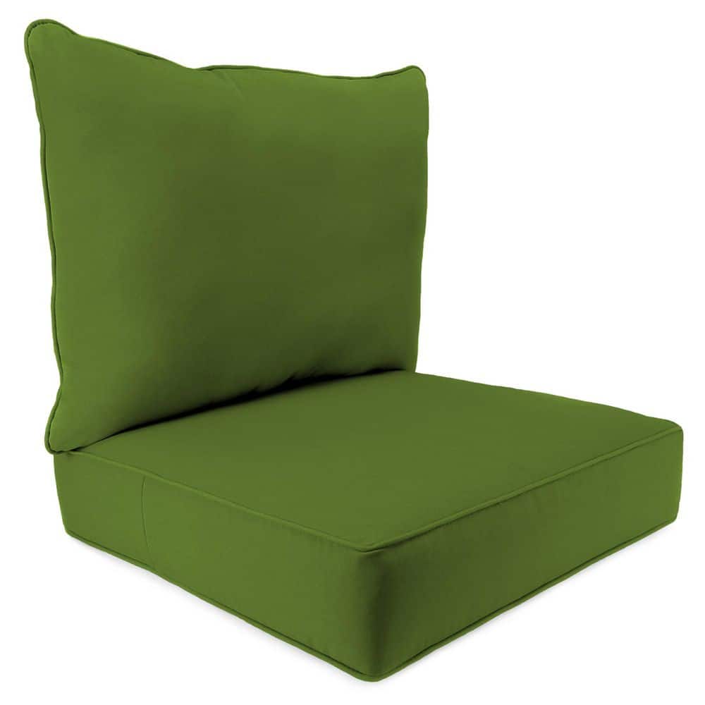 46.5 in. L x 24 in. W x 6 in. T Outdoor Deep Seat Lounge Chair Cushion Set in Veranda Hunter price history on PriceWatchPro