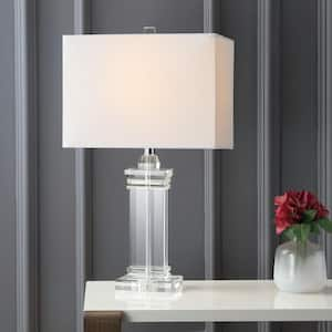 Ophelia 26.5 in. Clear Crystal Table Lamp