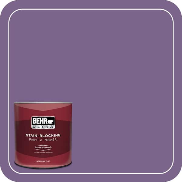 BEHR ULTRA 1 qt. #M570-6 Notorious Extra Durable Flat Interior Paint & Primer