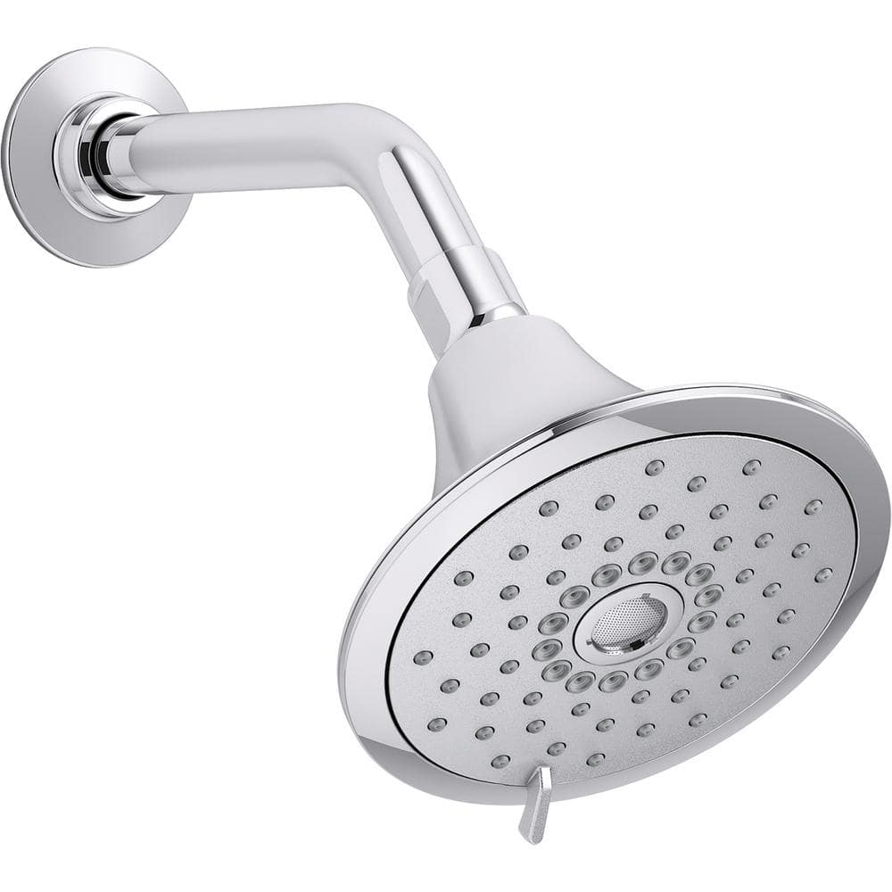 UPC 885612703620 product image for Forte 3-Spray Patterns with 1.75 GPM 5.5 in. Single Wall Mount Fixed Shower Head | upcitemdb.com