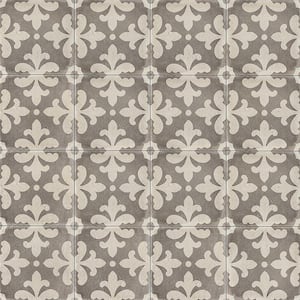 Palazzo Square 12 in. x 12 in. Honed Vintage Grey Florentina Porcelain Tile (9.79 sq. ft./Case)