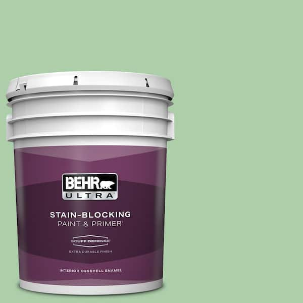 BEHR ULTRA 5 gal. #450D-4 Garden Room Extra Durable Eggshell Enamel Interior Paint & Primer