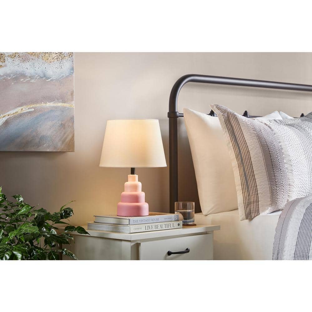 Tate 13 in. Pink Mini Table Lamp price history on PriceWatchPro