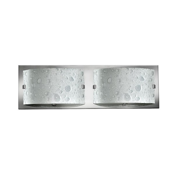 HINKLEY Daphne 16 in. 2-Light Chrome Vanity Light