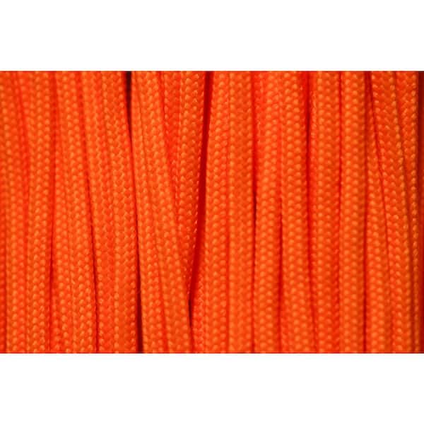KingCord 5/32 in. x 400 ft. Nylon Paracord 550 Rope - Type III Mil-Spec  7-Strand Utility Survival Parachute Cord, Orange 644621TV - The Home Depot
