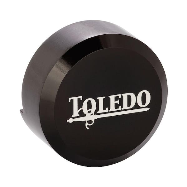 TOLEDO Black Series Round Padlock with Black Electric-Coating