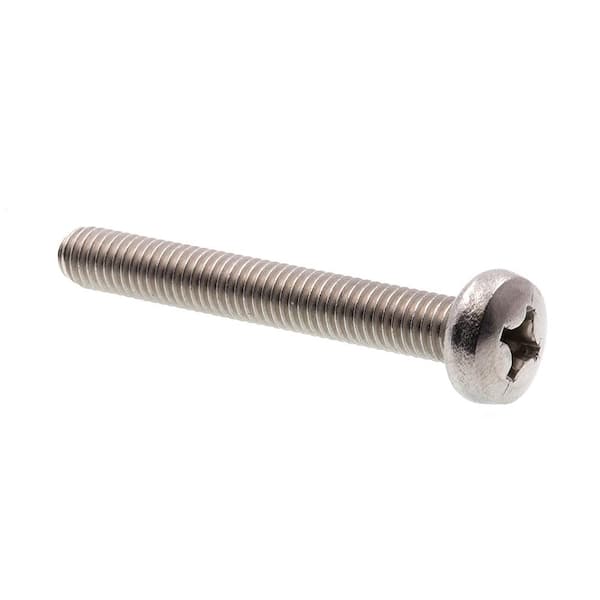 Prime-Line M6-1.0 x 45 mm Phillips Drive Pan Head Machine Screws (10-Pack)