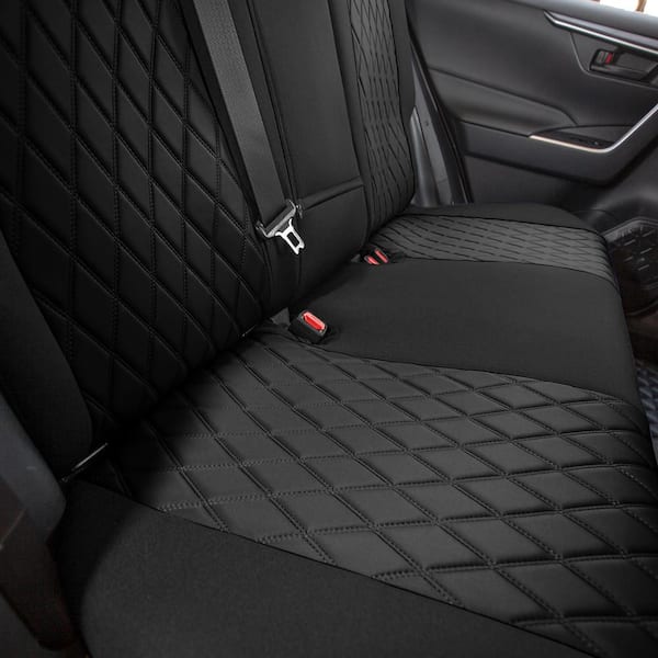 FH Group Neosupreme Custom Fit Seat Covers for 2021-2024 Toyota Rav4 Hybrid  to Hybrid Prime DMCM5012BLACK-FULL - The Home Depot