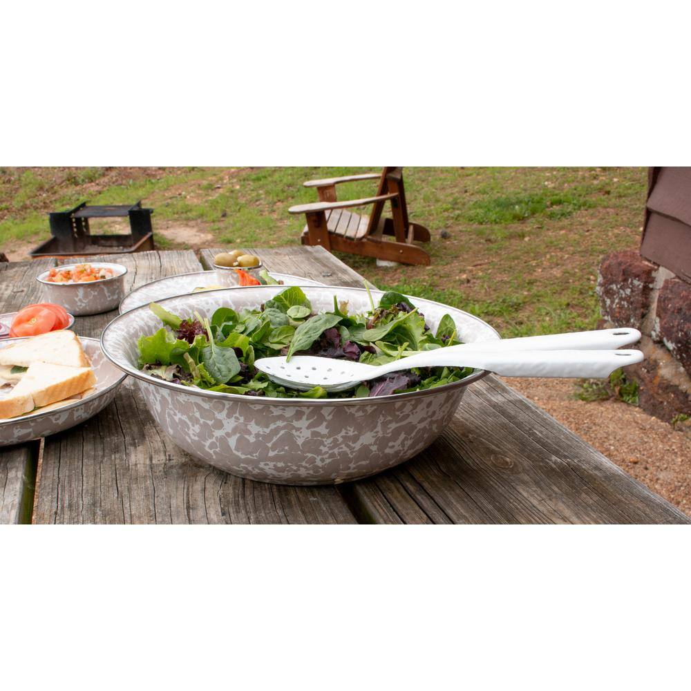 Sea Glass Pattern 4 Quart Ceramic Serving Bowl