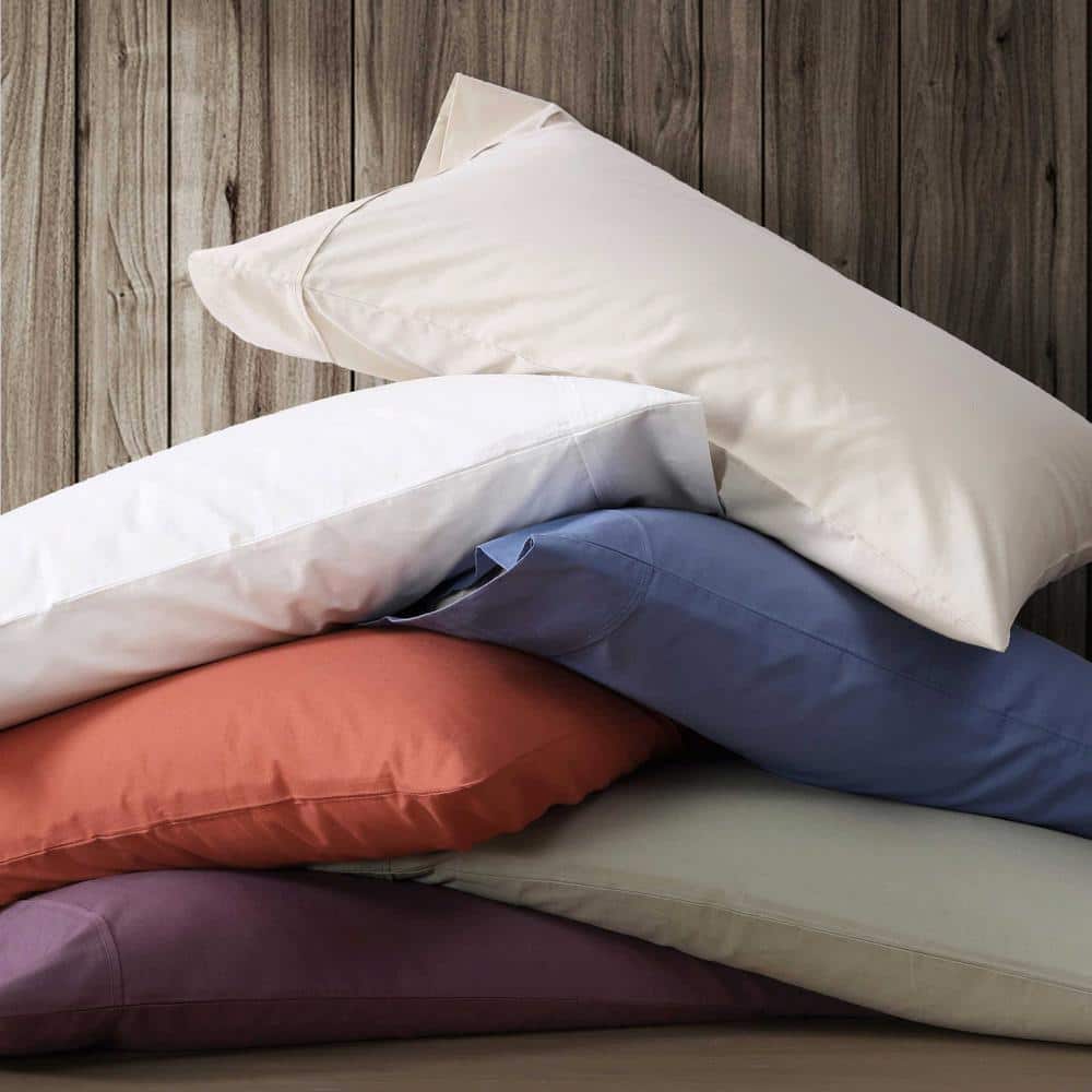 Queen Green Cotton Percale Deep Pocket Sheet Set