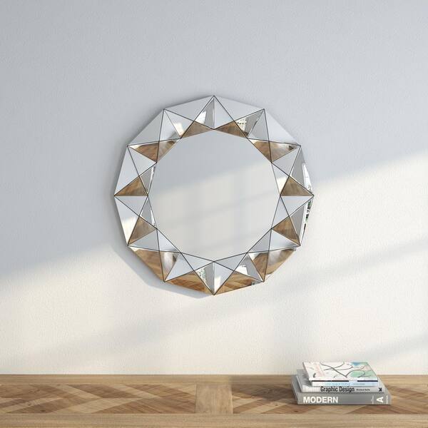 Southern Enterprises Madelyn 30.5 in. H x 30.5 in. W Decorative Mirror