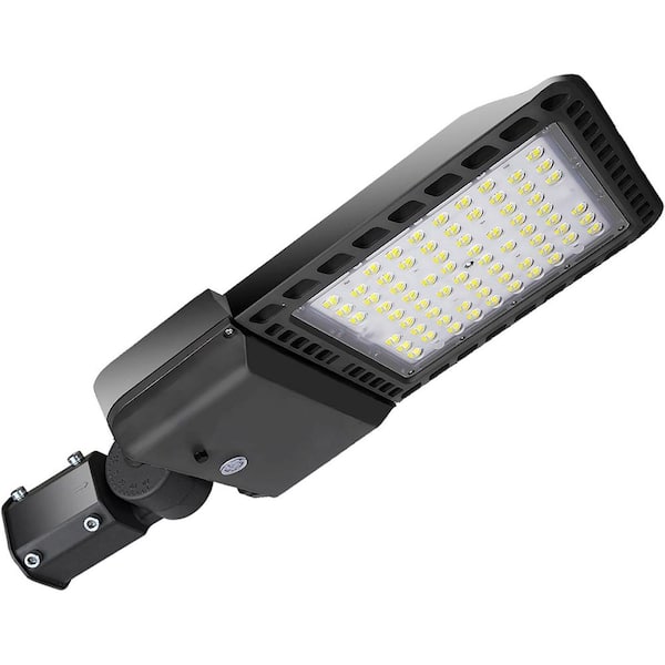 39000 Lumen Dusk to Dawn 300-Watt LED Parking Lot Light, 1500-Watt Equivalent Slip Fit Mount LED Street Light (1-Pack)