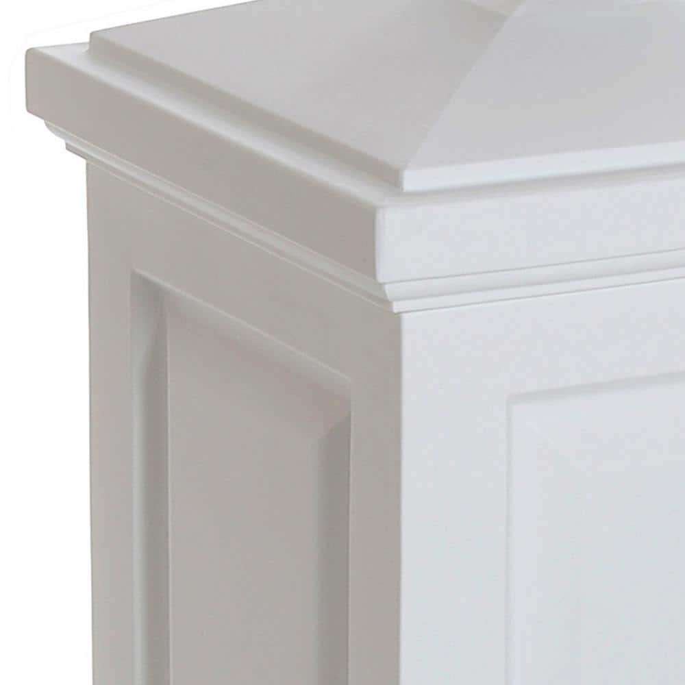 White Weatherproof Plastic Multi-Purpose Storage Bin